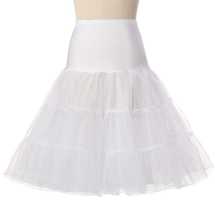 Robe Guinguette Jupon Blanc | Vintage-Dressing