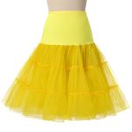 Robe Guinguette Jupon Jaune | Vintage-Dressing