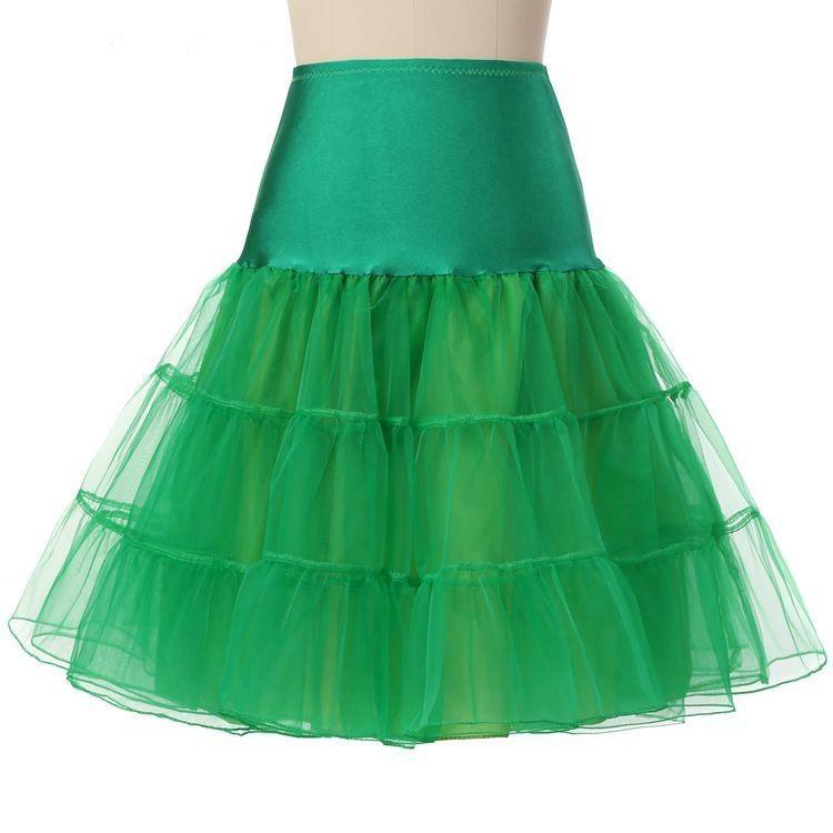 Robe Guinguette Jupon Vert | Vintage-Dressing