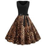Robe Guinguette Léopard | Vintage-Dressing