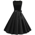 Robe Guinguette Noir et Blanc | Vintage-Dressing