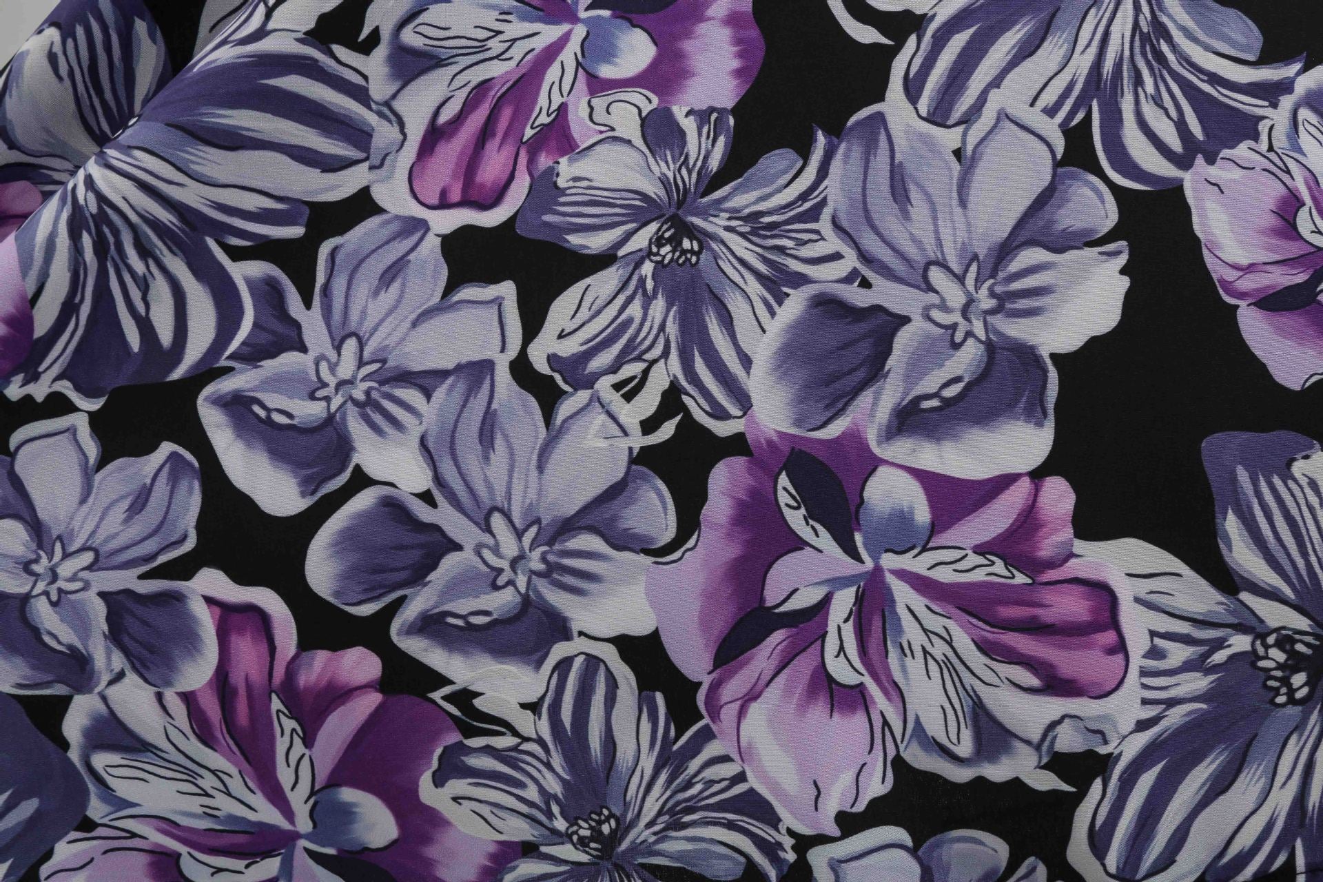 Robe guinguette noire à fleurs – Image 5