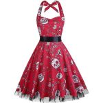 Robe Guinguette Tête de Mort | Vintage-Dressing