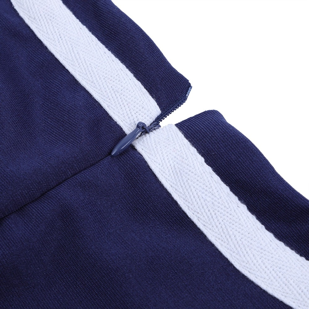Robe Pin-Up bleu foncé – Image 5