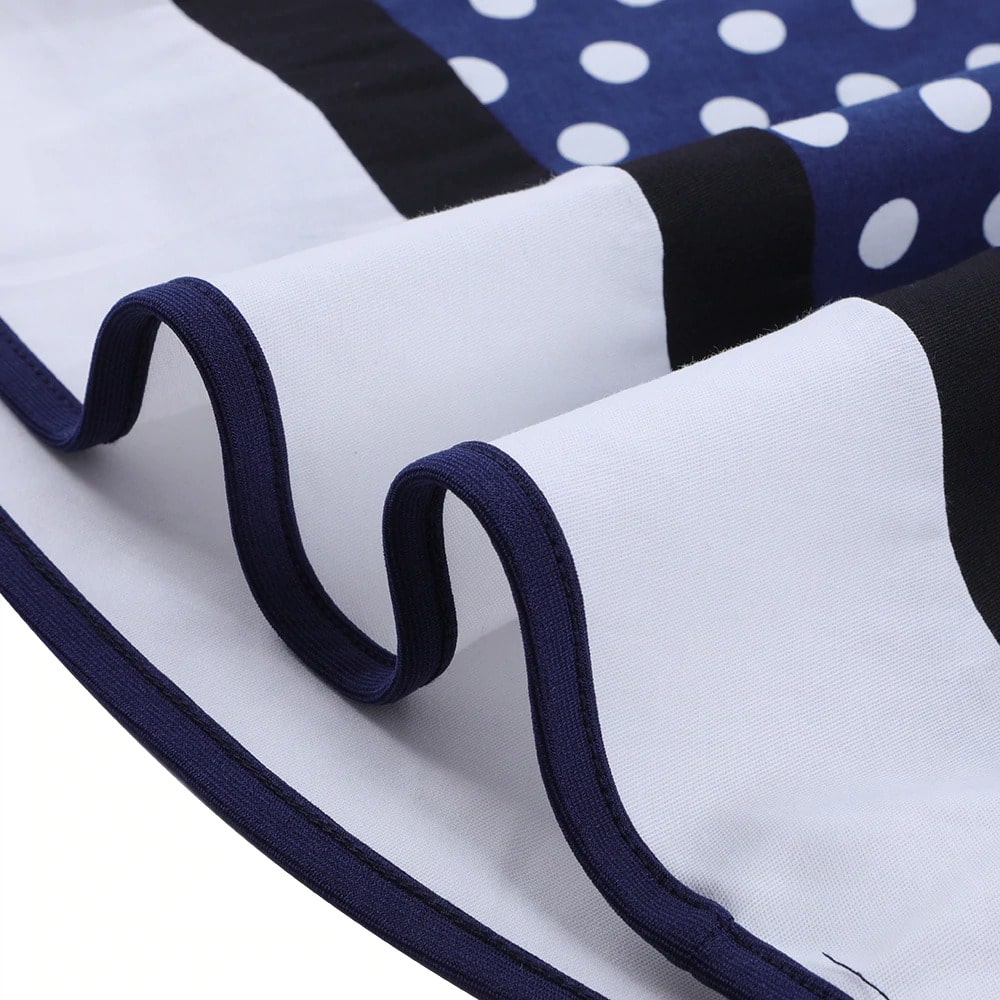 Robe Pin-Up bleu foncé – Image 6