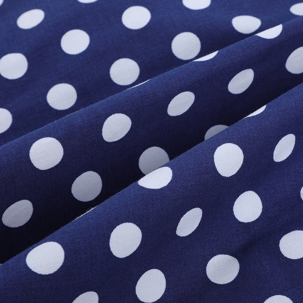 Robe Pin-Up bleu foncé – Image 7