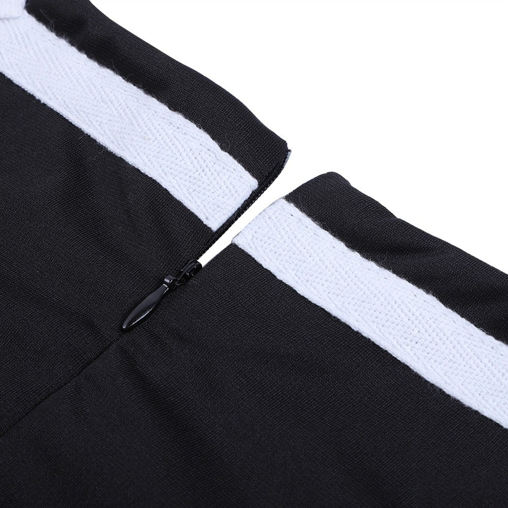 Robe Pin-Up bicolore noir et blanc – Image 4