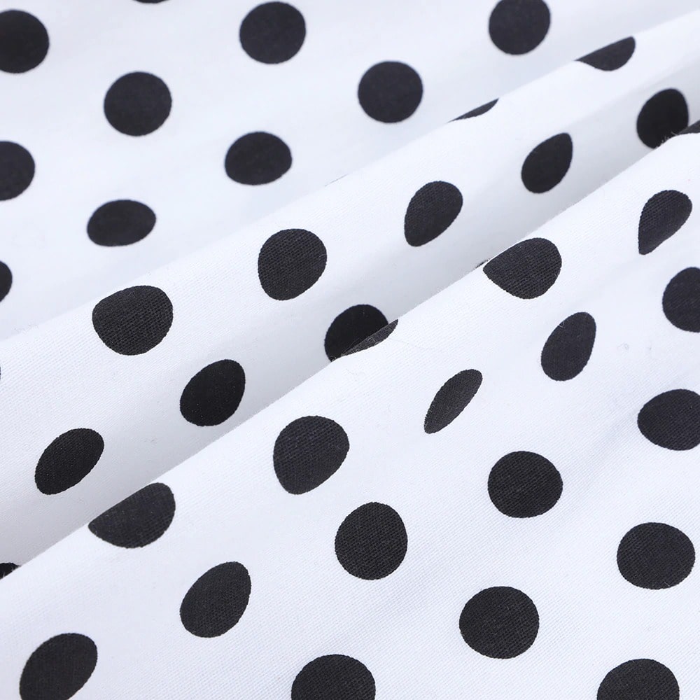 Robe Pin-Up bicolore noir et blanc – Image 6