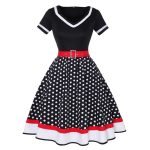 Robe Pin-Up Noire Vintage