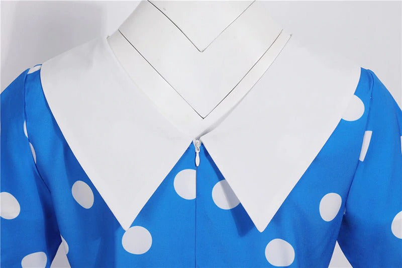 Robe Pin-Up style Rockabilly bleue – Image 4