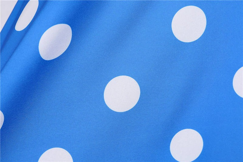 Robe Pin-Up style Rockabilly bleue – Image 5
