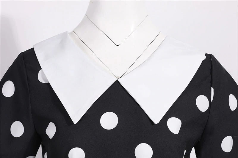 Robe Pin-Up style Rockabilly en noir – Image 4