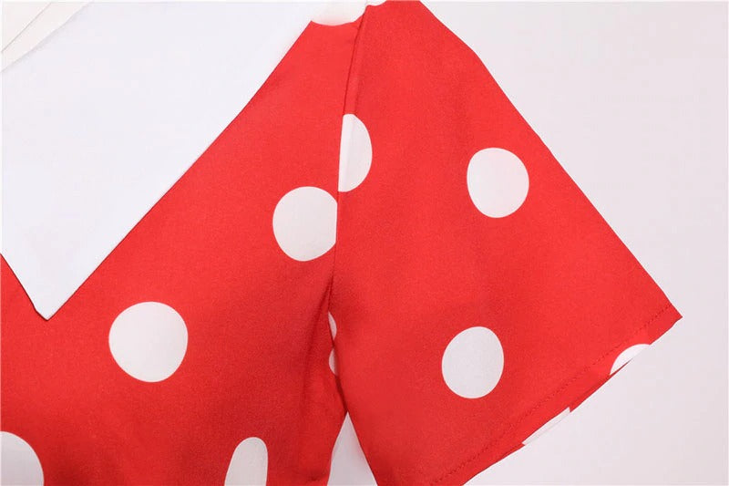 Robe Pin-Up Rockabilly rouge – Image 5