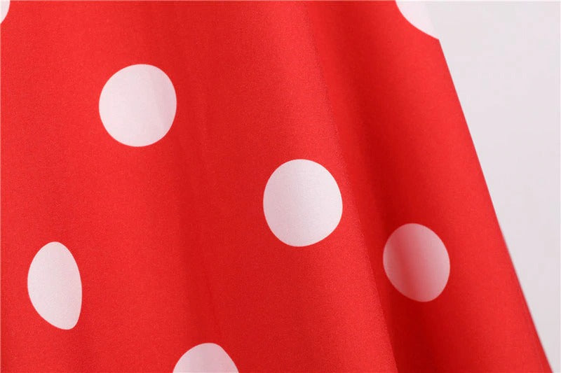 Robe Pin-Up Rockabilly rouge – Image 6