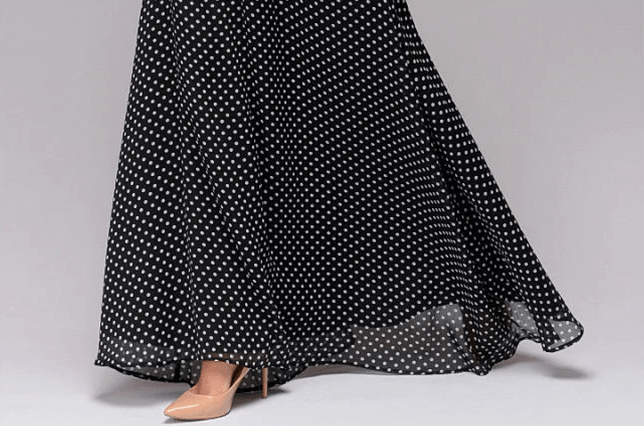 Robe vintage terracotta à pois – Image 6