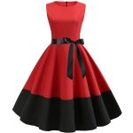 Robe Rockabilly Rouge et Noir | vintage-dressing