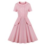 Robe Vintage Audrey Hepburn Rose