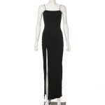 Robe Vintage Noire Hollywood Rétro Chic