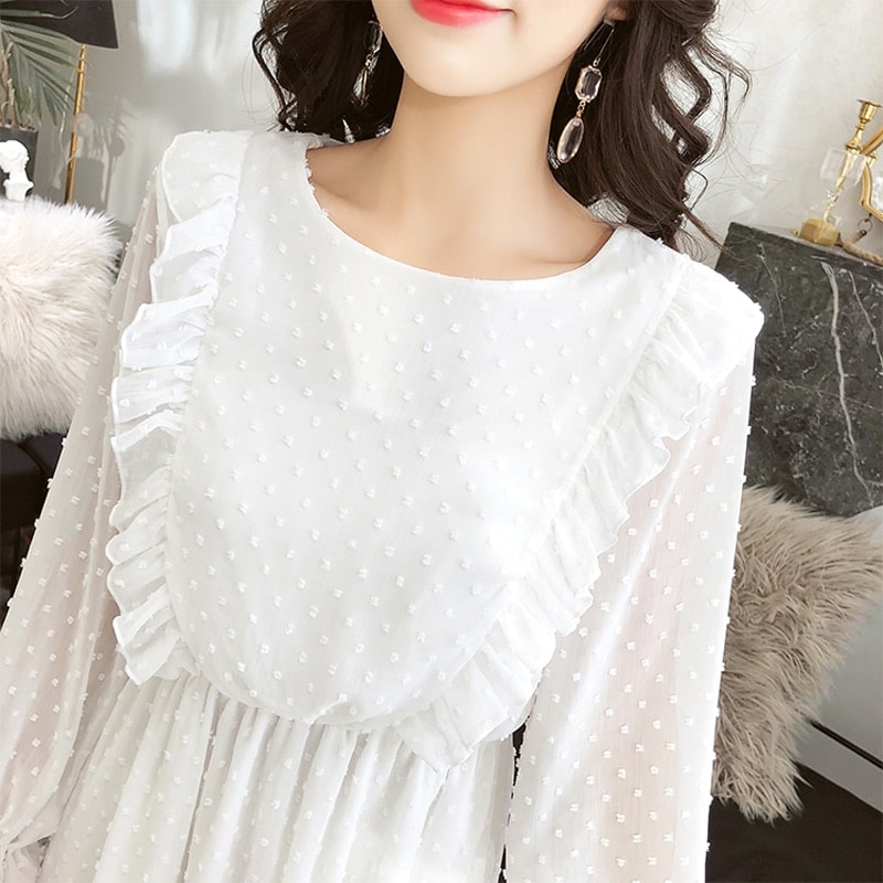 Robe vintage en mousseline – Image 4