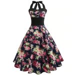Robe Vintage Pin-Up Kitsch Rétro