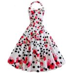 Robe Vintage Rockabilly Fleurs Pois Swing