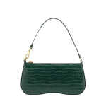 Sac à Main Croco Vintage Vert Vintage-Dressing