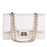 Sac à Main Vintage Année 70 Blanc Rétro