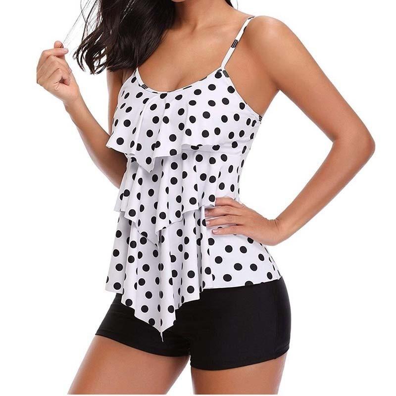 Tankini avec Volants | vintage-dressing