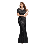Robe Gatsby Longue Vintage Noire Années Folles